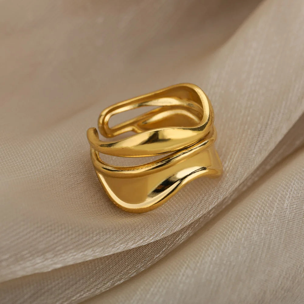 Chic Arc Rings